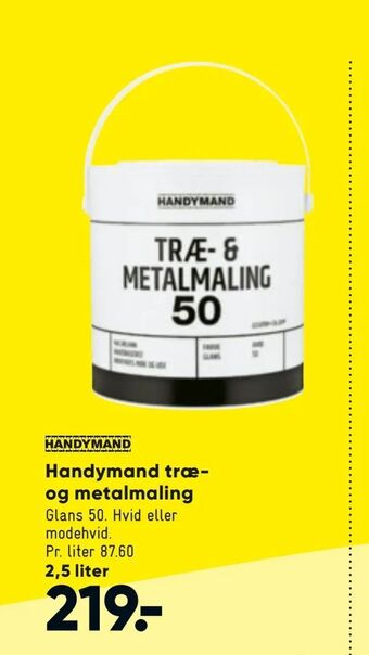 Bilka Handymand træ og metalmaling tilbud