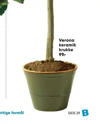 Verona keramik krukke