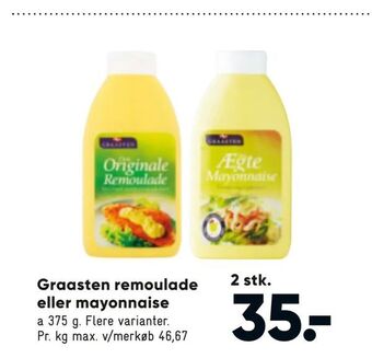 Bilka Graasten remoulade eller mayonnaise tilbud