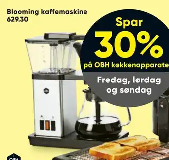 Bilka Blooming kaffemaskine tilbud