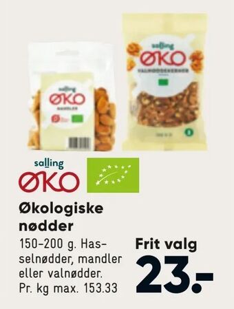 Bilka Økologiske nødder tilbud