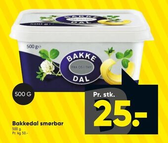 Bilka Bakkedal smørbar tilbud