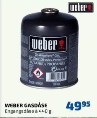 Davidsen Weber gasdåse tilbud