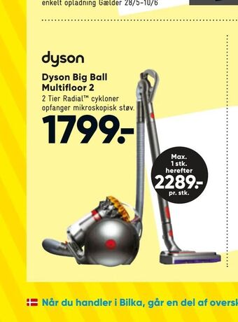 Bilka Dyson Big Ball Multifloor 2 tilbud