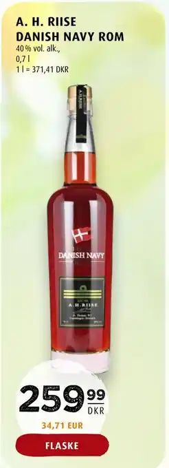 Scandinavian Park A. H. riise danish navy rom tilbud