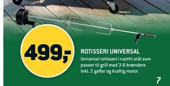 XL-BYG Rotisseri universal tilbud