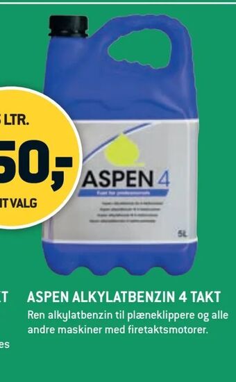 XL-BYG Aspen Alkylatbenzin 4 Takt tilbud