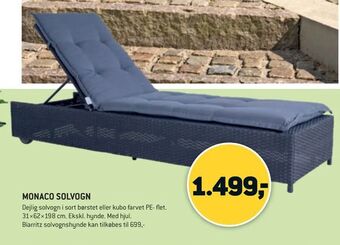 XL-BYG Monaco solvogn tilbud