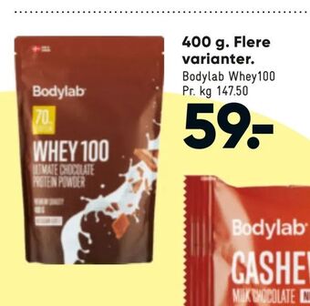 Bilka Bodylab Whey100 tilbud