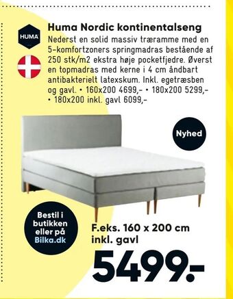 Bilka Huma Nordic kontinentalseng tilbud