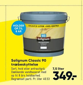Bilka Solignum Classic 90 træbeskyttelse tilbud
