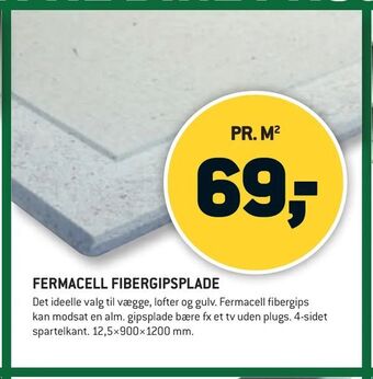 Fermacell fibergipsplade