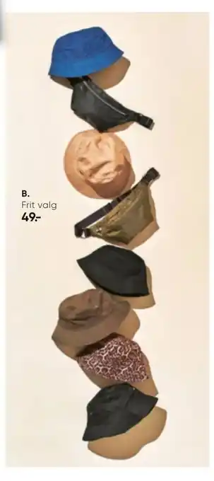 Bilka Bøllehat eller bæltetaske tilbud