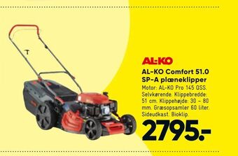 Bilka AL-KO Comfort 51,0 SP-A plæneklipper tilbud