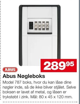 Bauhaus Abus Nøgleboks tilbud