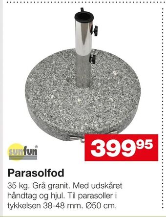 Bauhaus Parasolfod tilbud