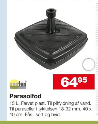 Bauhaus Parasolfod tilbud
