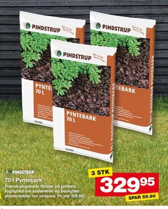 Bauhaus 70 l Pyntebark tilbud