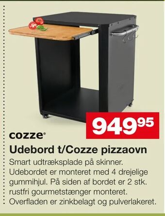 Bauhaus Udebord t/Cozze pizzaovn tilbud
