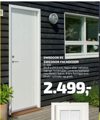 Davidsen Swedoor facadedør tilbud