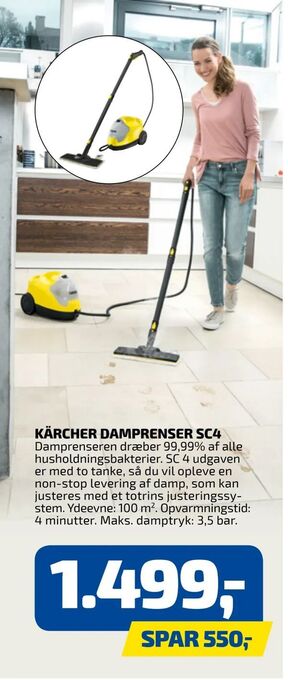 Kärcher damprenser sc4