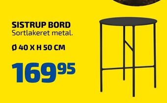 Davidsen Sistrup bord tilbud