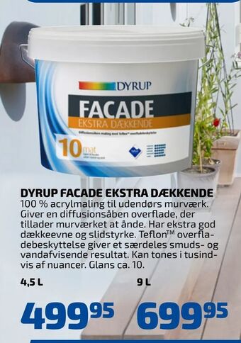 Davidsen Dyrup facade ekstra dækkende tilbud