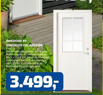 Davidsen Swedoor facadedør tilbud