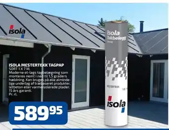 Davidsen Isola mestertekk tagpap tilbud