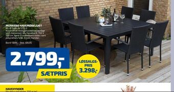 Davidsen Munkebo havemøbelsæt tilbud
