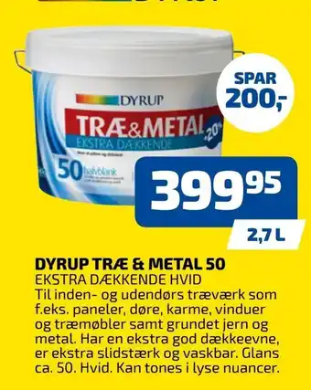 Davidsen Dyrup træ & metal 50 tilbud