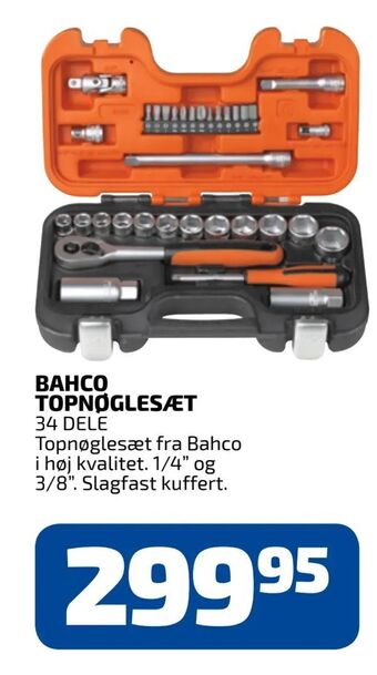 Davidsen Bahco topnøglesæt tilbud
