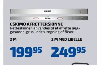Davidsen Eskimo afretterskinne tilbud