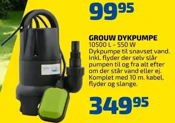 Davidsen Grouw dykpumpe tilbud