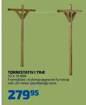 Davidsen Tørrestativ i træ tilbud
