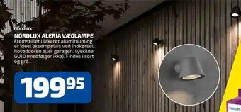 Nordlux aleria væglampe