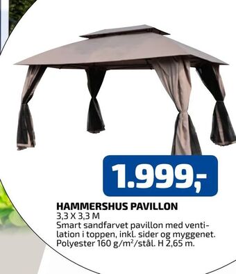 Davidsen Hammershus pavillon tilbud