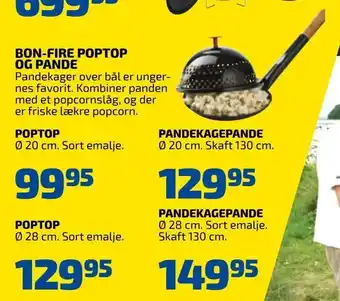 Bon-fire poptop og pande