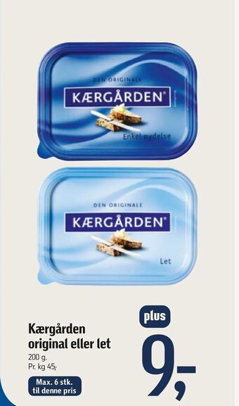 Føtex Kærgården original eller let tilbud