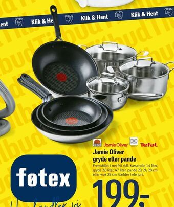 Føtex Jamie Oliver gryde eller pande tilbud