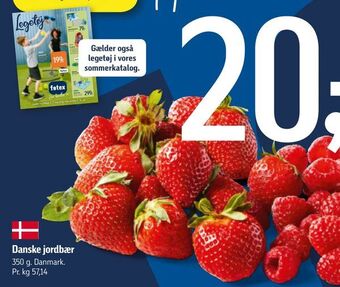Føtex Danske jordbær tilbud