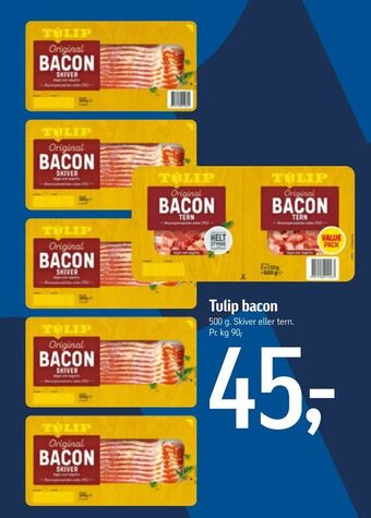 Føtex Tulip bacon tilbud
