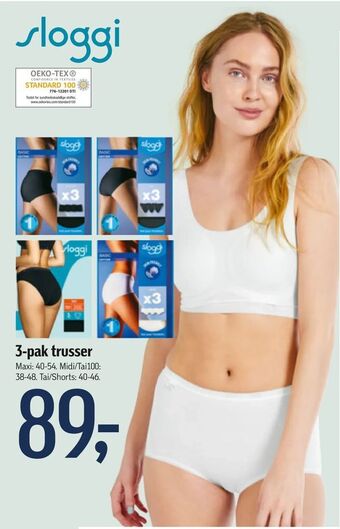 Føtex 3-pak trusser tilbud