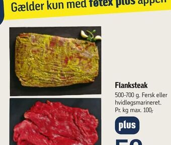Føtex Flanksteak tilbud