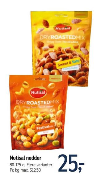 Føtex Nutisal nødder tilbud