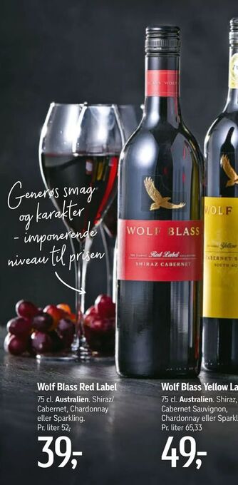 Føtex Wolf Blass Red Label tilbud