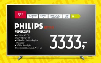 Føtex PHILIPS 55pus7855 tilbud