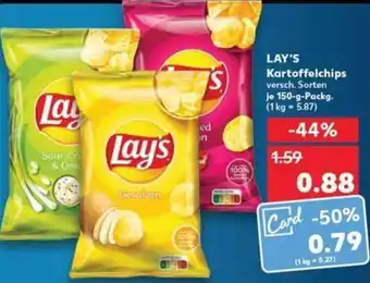 Kaufland Lay's Kartoffelchips 150-g tilbud