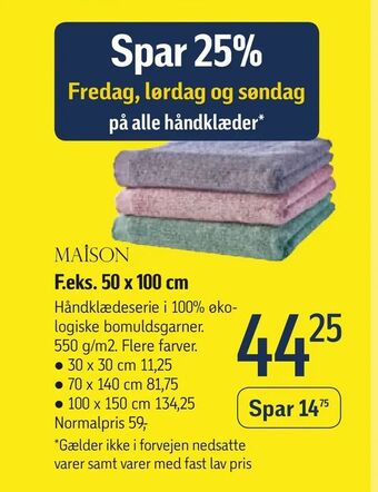 Føtex Håndklæder tilbud