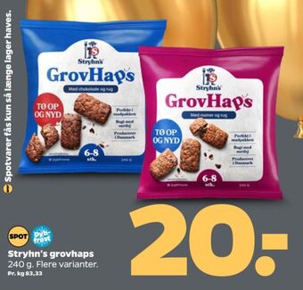 Grovhaps snackbrød